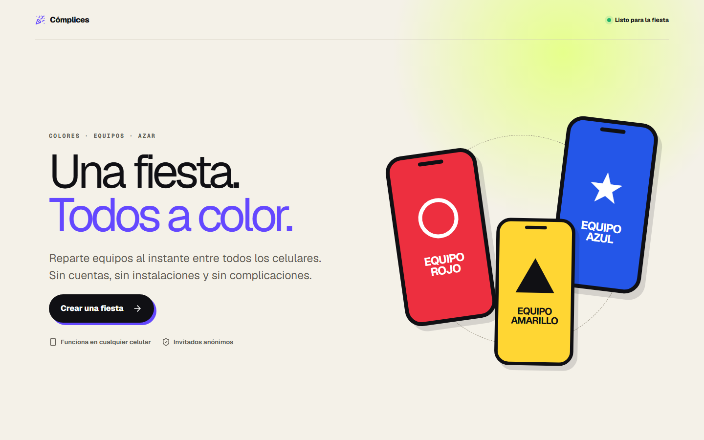 Party Color Team screenshot